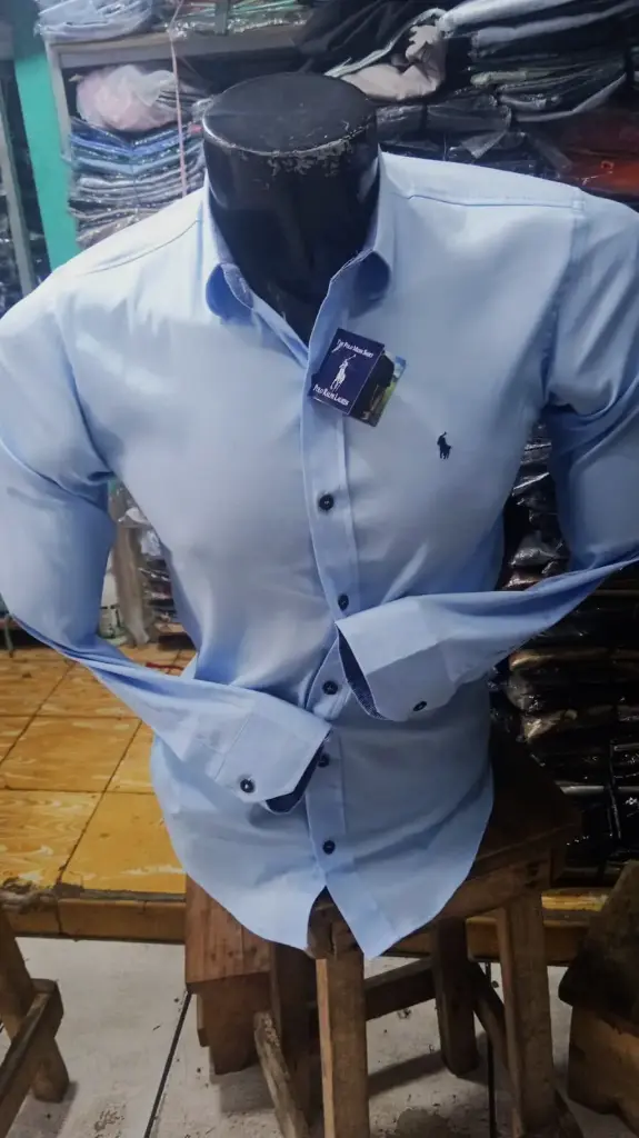 Camisa manga larga polo
