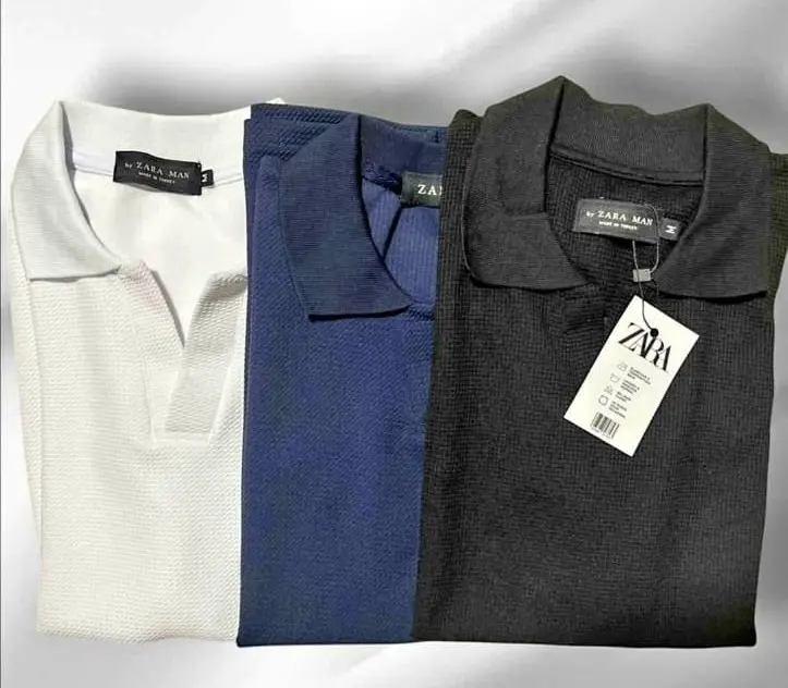 Polera con cuello tela galleta